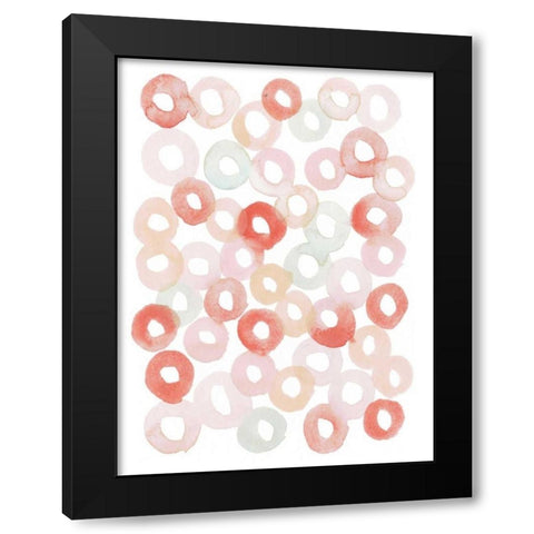 Candy Pattern III Black Modern Wood Framed Art Print by Popp, Grace