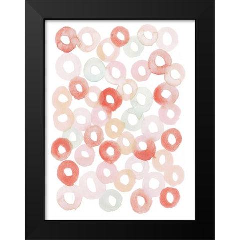Candy Pattern III Black Modern Wood Framed Art Print by Popp, Grace