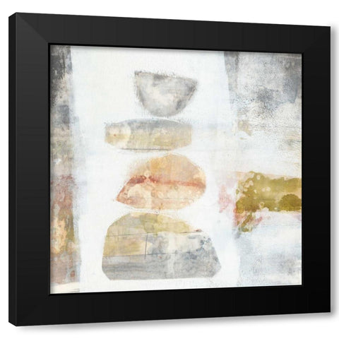 Stacked Vessels I Black Modern Wood Framed Art Print with Double Matting by Goldberger, Jennifer