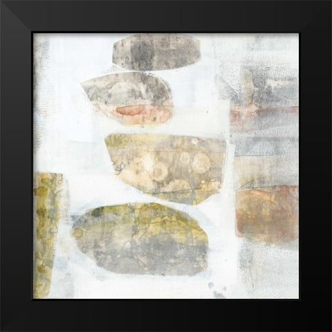 Stacked Vessels II Black Modern Wood Framed Art Print by Goldberger, Jennifer