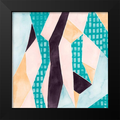 Sakura Abstract I Black Modern Wood Framed Art Print by Popp, Grace