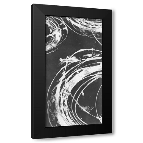 Circle Back I Black Modern Wood Framed Art Print with Double Matting by Harper, Ethan