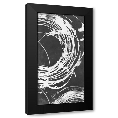 Circle Back II Black Modern Wood Framed Art Print by Harper, Ethan