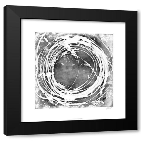 Three-Sixty I Black Modern Wood Framed Art Print with Double Matting by Harper, Ethan