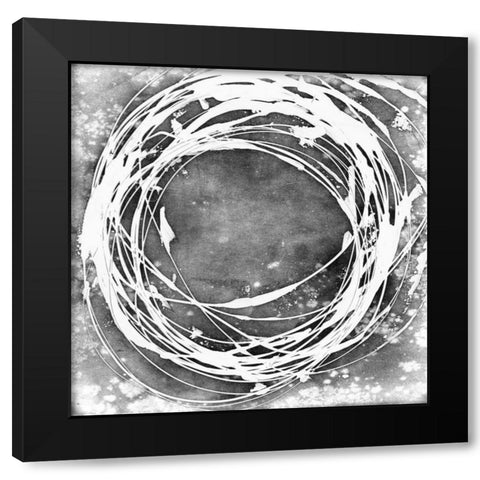 Three-Sixty II Black Modern Wood Framed Art Print by Harper, Ethan