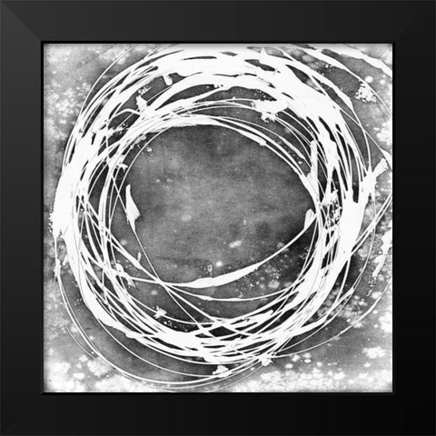 Three-Sixty II Black Modern Wood Framed Art Print by Harper, Ethan