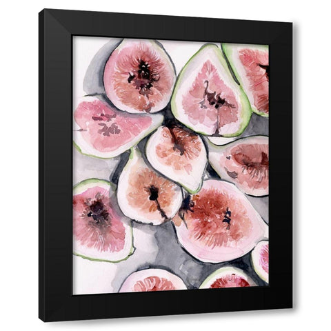 Fruit Slices II Black Modern Wood Framed Art Print by Parker, Jennifer Paxton