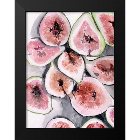 Fruit Slices II Black Modern Wood Framed Art Print by Parker, Jennifer Paxton