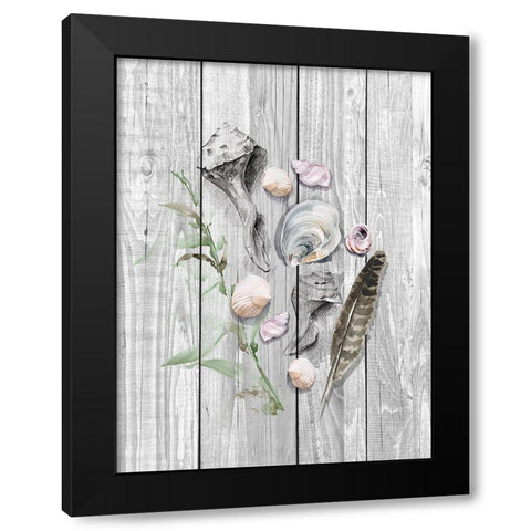 Drifted Ashore I Black Modern Wood Framed Art Print by Parker, Jennifer Paxton