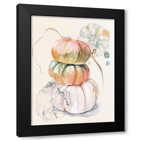 Harvest Pumpkins I Black Modern Wood Framed Art Print by Parker, Jennifer Paxton