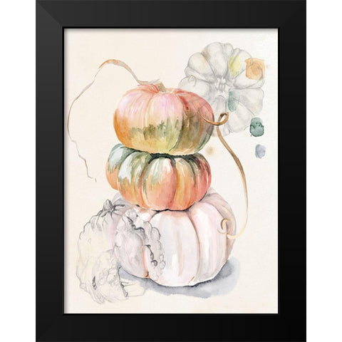 Harvest Pumpkins I Black Modern Wood Framed Art Print by Parker, Jennifer Paxton
