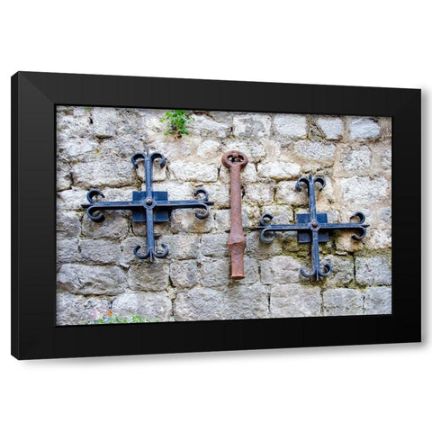 Iron Detail II - Kotor, Montenegro Black Modern Wood Framed Art Print with Double Matting by DeNardo, Laura