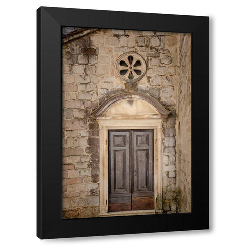 Distinguished Entrance - Kotor, Montenegro Black Modern Wood Framed Art Print by DeNardo, Laura