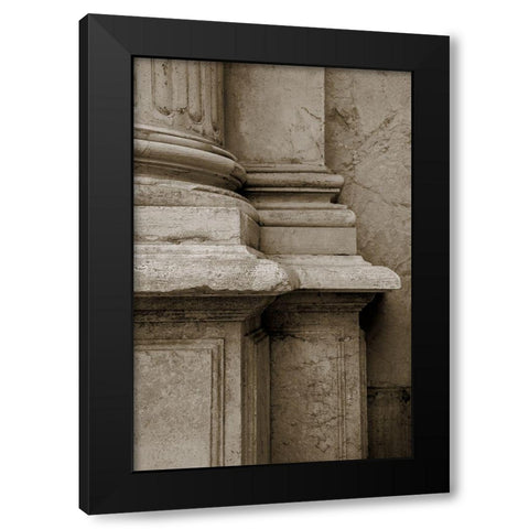 Architecture Detail in Sepia IV Black Modern Wood Framed Art Print by DeNardo, Laura