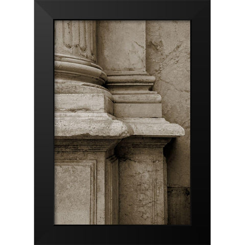 Architecture Detail in Sepia IV Black Modern Wood Framed Art Print by DeNardo, Laura