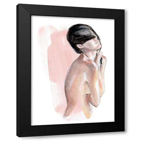 Cold Shoulders I Black Modern Wood Framed Art Print by Parker, Jennifer Paxton