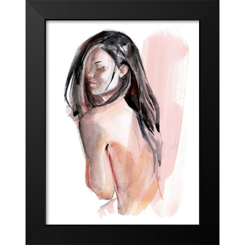 Cold Shoulders II Black Modern Wood Framed Art Print by Parker, Jennifer Paxton