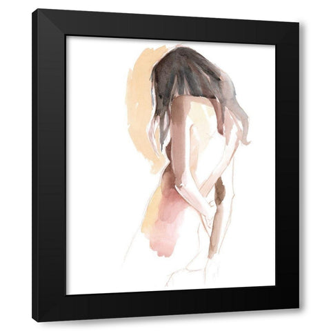 Light Bath Black Modern Wood Framed Art Print by Parker, Jennifer Paxton