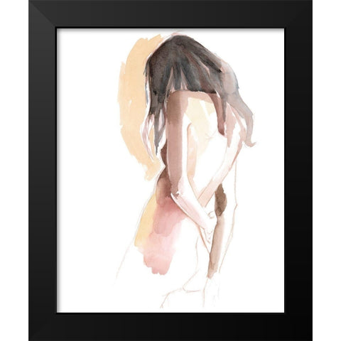 Light Bath Black Modern Wood Framed Art Print by Parker, Jennifer Paxton