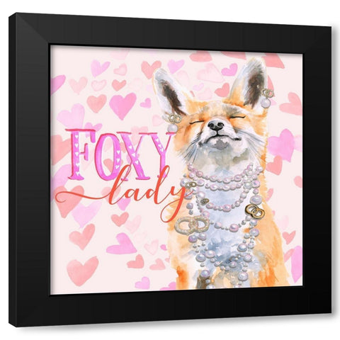 Cute Couture I Black Modern Wood Framed Art Print by Parker, Jennifer Paxton