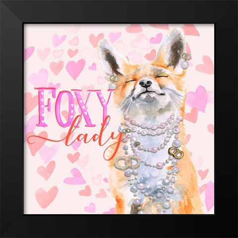 Cute Couture I Black Modern Wood Framed Art Print by Parker, Jennifer Paxton