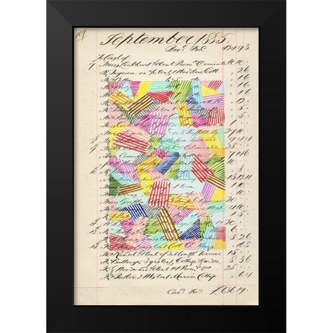Journal Sketches XVII Black Modern Wood Framed Art Print by Galapon, Nikki