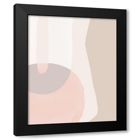 Sun Shapes I Black Modern Wood Framed Art Print with Double Matting by Parker, Jennifer Paxton