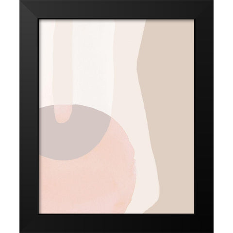 Sun Shapes I Black Modern Wood Framed Art Print by Parker, Jennifer Paxton