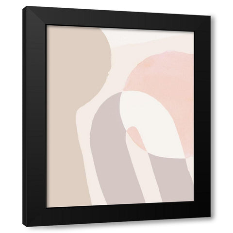 Sun Shapes II Black Modern Wood Framed Art Print by Parker, Jennifer Paxton