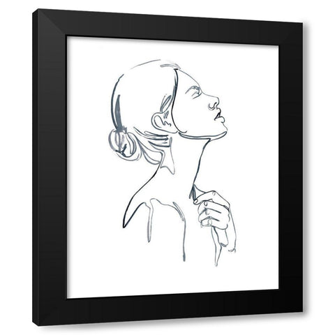 Exhale II Black Modern Wood Framed Art Print by Parker, Jennifer Paxton