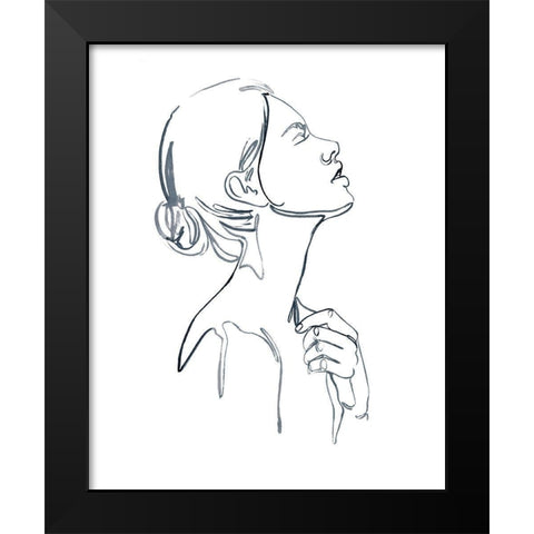 Exhale II Black Modern Wood Framed Art Print by Parker, Jennifer Paxton