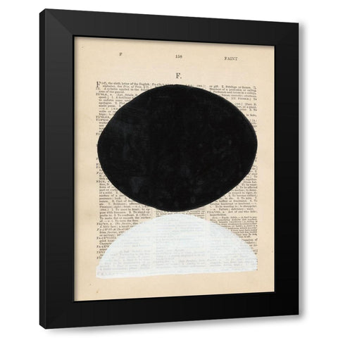 Modern Definition I Black Modern Wood Framed Art Print with Double Matting by Stramel, Renee W.