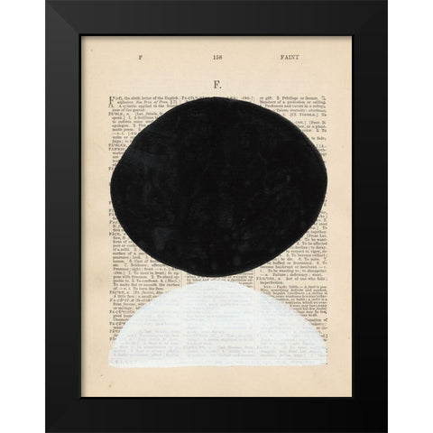 Modern Definition I Black Modern Wood Framed Art Print by Stramel, Renee W.