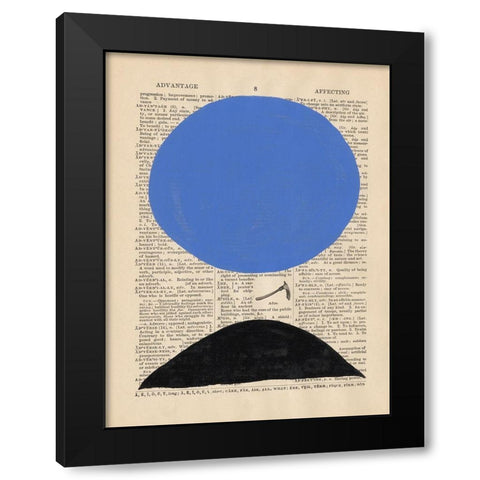 Modern Definition III Black Modern Wood Framed Art Print by Stramel, Renee W.
