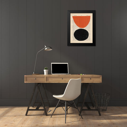 Modern Definition IV Black Modern Wood Framed Art Print by Stramel, Renee W.