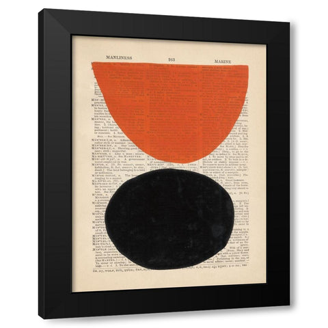 Modern Definition IV Black Modern Wood Framed Art Print with Double Matting by Stramel, Renee W.