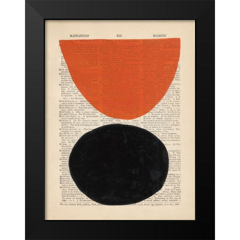 Modern Definition IV Black Modern Wood Framed Art Print by Stramel, Renee W.