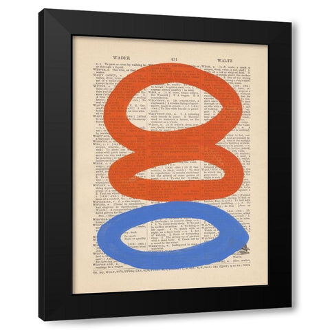 Modern Definition VI Black Modern Wood Framed Art Print by Stramel, Renee W.