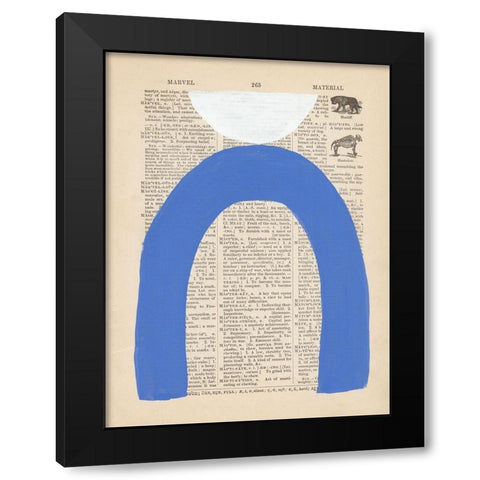 Modern Definition VIII Black Modern Wood Framed Art Print with Double Matting by Stramel, Renee W.