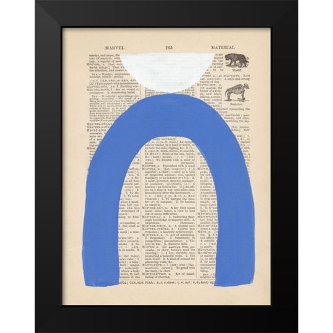 Modern Definition VIII Black Modern Wood Framed Art Print by Stramel, Renee W.
