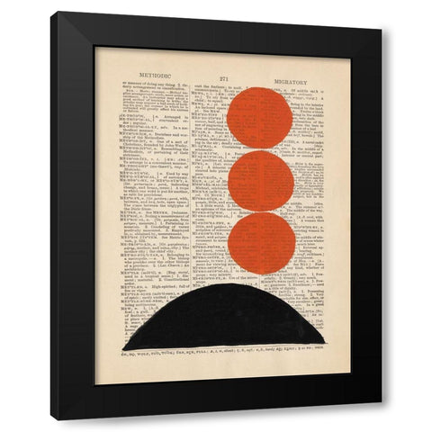 Modern Definition IX Black Modern Wood Framed Art Print by Stramel, Renee W.