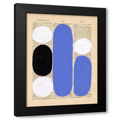 Modern Quotation II Black Modern Wood Framed Art Print with Double Matting by Stramel, Renee W.