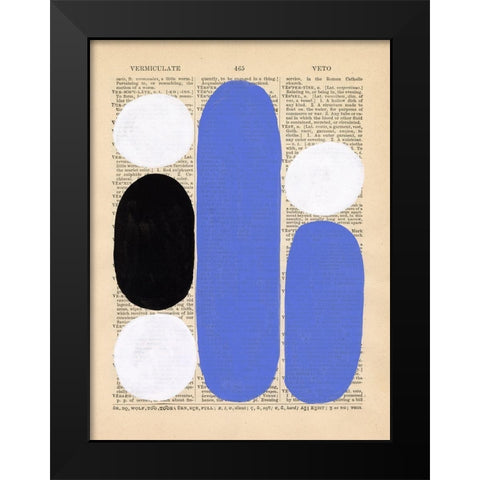 Modern Quotation II Black Modern Wood Framed Art Print by Stramel, Renee W.