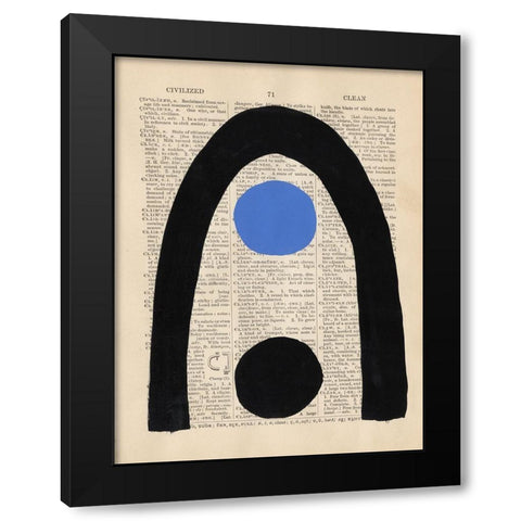 Modern Quotation III Black Modern Wood Framed Art Print with Double Matting by Stramel, Renee W.