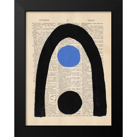 Modern Quotation III Black Modern Wood Framed Art Print by Stramel, Renee W.