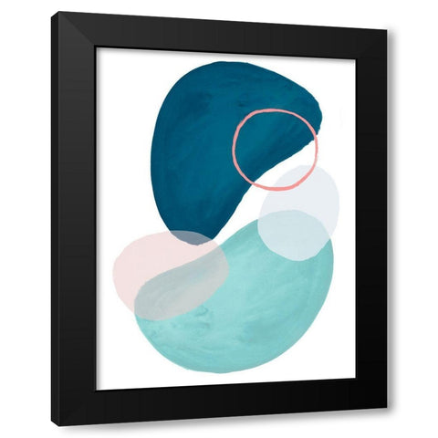 Mod Oasis I Black Modern Wood Framed Art Print with Double Matting by Parker, Jennifer Paxton
