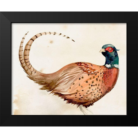 Pheasantry I Black Modern Wood Framed Art Print by Parker, Jennifer Paxton