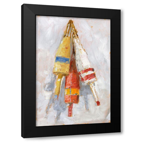 Boat Fenders II Black Modern Wood Framed Art Print with Double Matting by Harper, Ethan