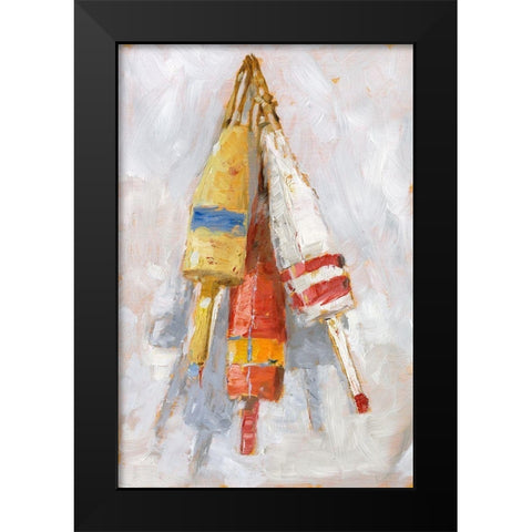 Boat Fenders II Black Modern Wood Framed Art Print by Harper, Ethan