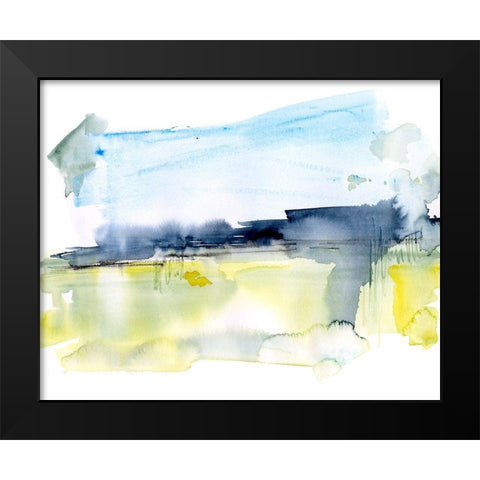 Paynes Gray Plains I Black Modern Wood Framed Art Print by Parker, Jennifer Paxton